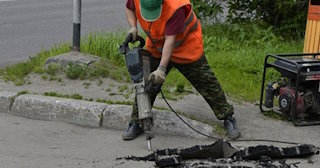 Демонтаж дорожных покрытий в Махачкале - асфальтовых и бетонных покрытий от Сварной-Мхч от 580 рублей